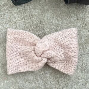 Twist knit ear warmer headband
